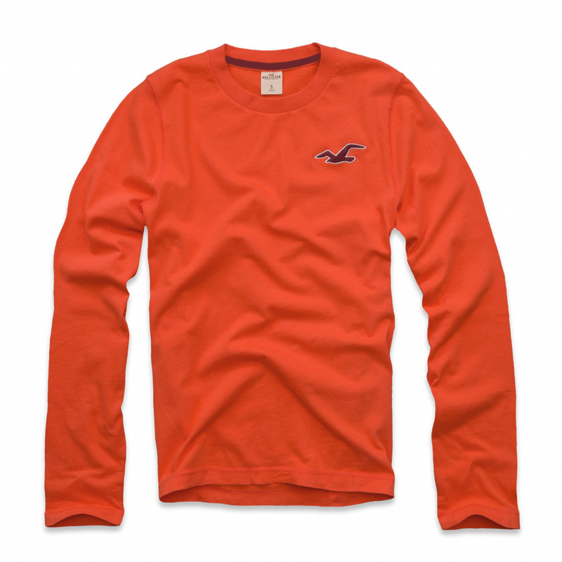 Hollister Hombres De Cuello Redondo Largo Remera HCO3767 Hollister Hombres De Cuello Redondo Largo Remera HCO3767